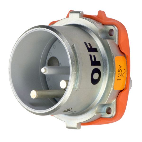 37-68175-C-K07 - DS100C INLET METAL SIZE 4 TYPE 3R 1P+N+G 100A 125 VAC 60 Hz NO AUX